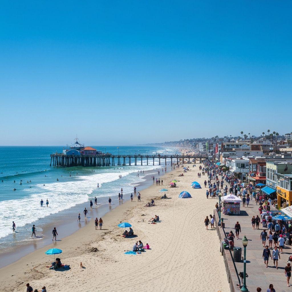 Pacific Beach neighborhood in San Diego
